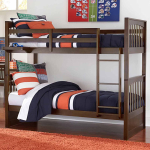 JCPenney 儿童木质高低床，3色可选