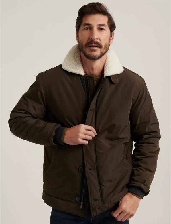 Sherpa Nylon Coat | Lucky Brand