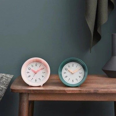 Nordic Style Silent Bedside Table Alarm Clock