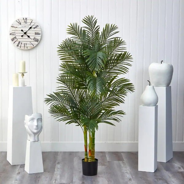 6 ft. 人造棕榈树装饰
