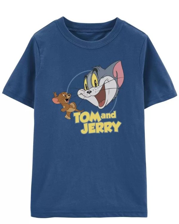 儿童 猫和老鼠 T恤