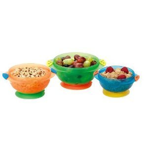 Munchkin Stay Put Suction Bowl, 3 Count