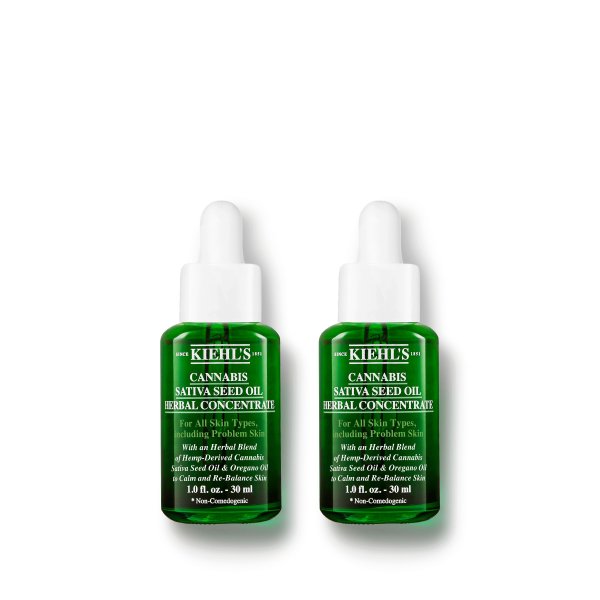 Cannabis Sativa Seed Oil Herbal Concentrate Face Oil 30ML Duo