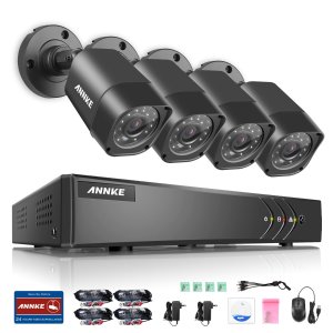 Annke  8摄像头支持 安防监控终端 + 4个 720p安防摄像头