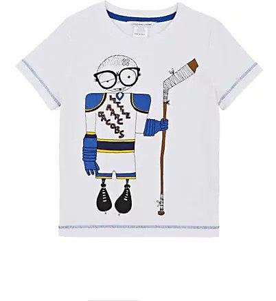Kids' Mister Marc Hockey Player Cotton T-Shirt