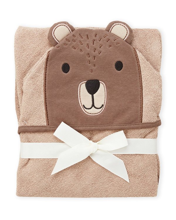 (Newborn/Infants) Modern Bear Hooded Towel