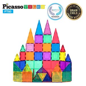 PicassoTiles Magnet Building Tiles & More @ Amazon