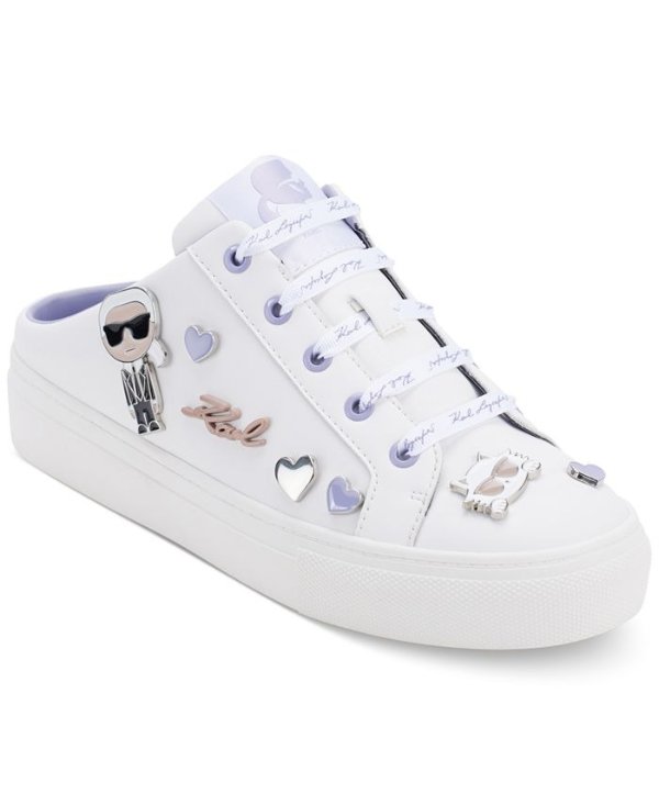 Women's Cambria Lace-Up Slip-On Charm Sneakers