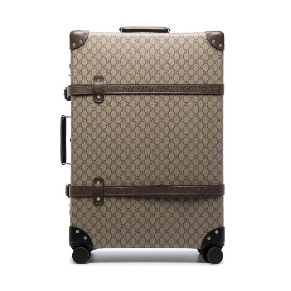 Globe-Trotter GG canvas suitcase