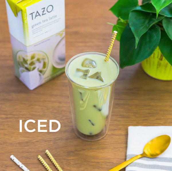 (3 Pack) Tazo, Matcha Green Tea Latte, Tea Concentrate, 32 Fl Oz