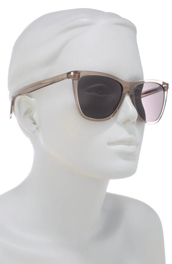 58mm Cat Eye Sunglasses