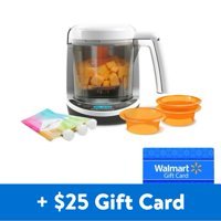deluxe 2-in-1 baby food maker with Free $25 Gift Card