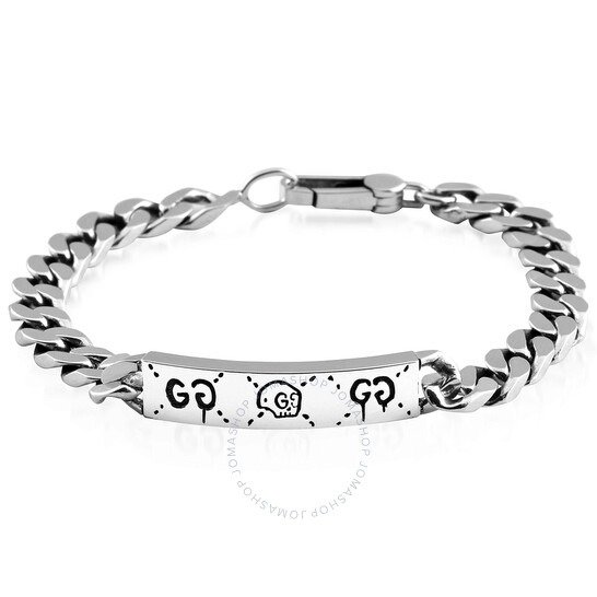 Silver Ghost Chain Bracelet