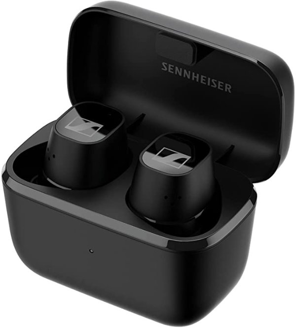 SENNHEISER CX Plus True Wireless Earbuds - Bluetooth In-Ear Headphones for Music and Calls with Active Noise Cancellation, Customizable Touch Controls, IPX4 and 24-hour Battery Life - Black