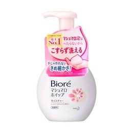 日本KAO花王 BIORE碧柔 棉花糖慕斯泡沫洁面洗面奶 150ml 粉色保湿 | 亚米