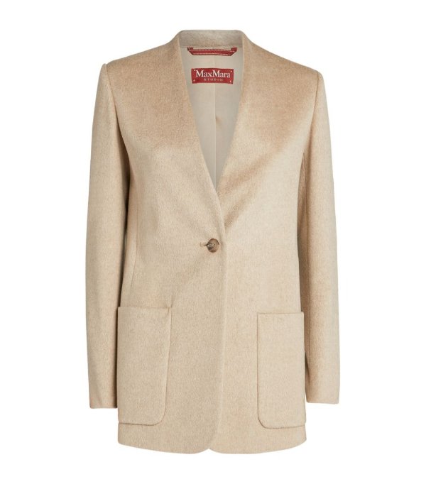 Sale | Max Mara Talpa Single-Button Jacket | Harrods US