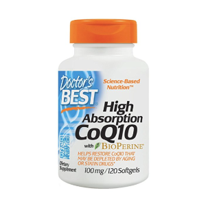 Doctor's Best High Absorption Coq10 w/ BioPerine (100 mg), 120 Soft gels