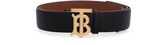 Leather reversible belt
