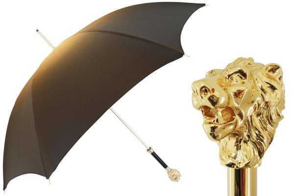 金色狮头雨伞