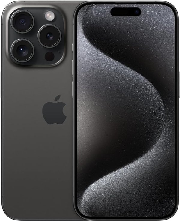 iPhone 15 Pro (128 GB) - 黑色钛金属