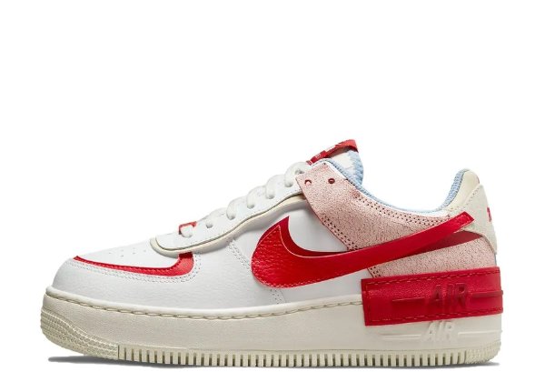 WMNS Air Force 1 Shadow 'Summit White University Red' (2021)
