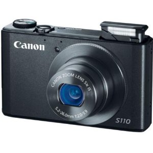 佳能PowerShot S110 黑色数码相机 (翻新)