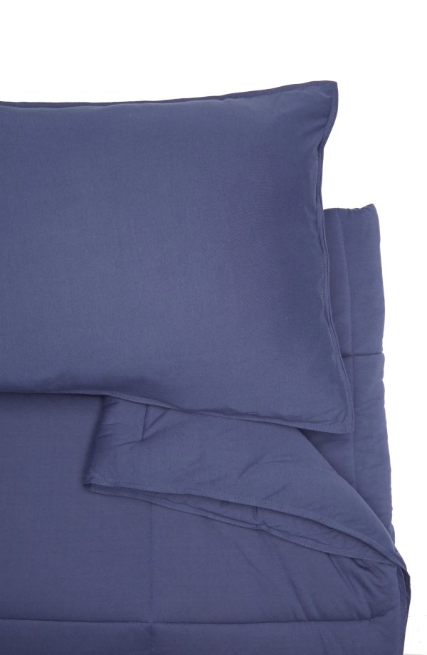 Dina King Comforter Set - Marlin Blue