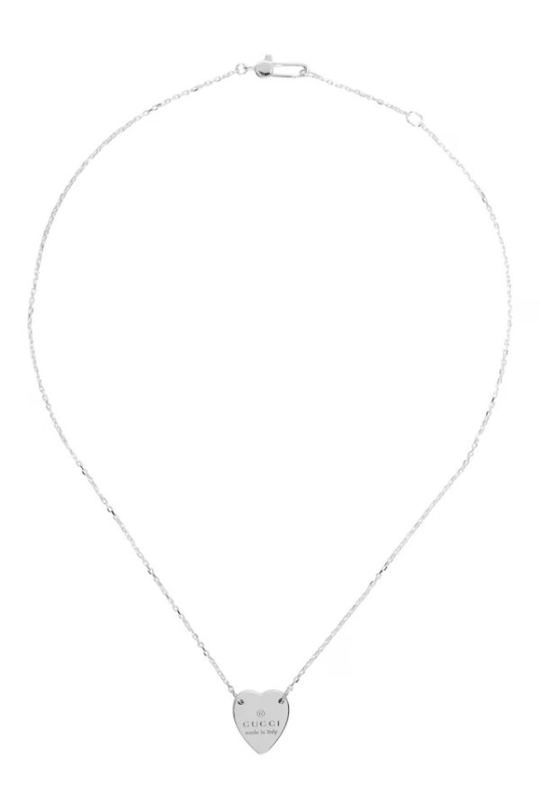 Silver Trademark Heart Necklace