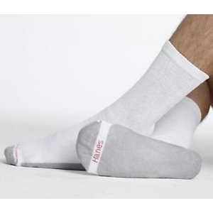 Hanes Men's Cushion Crew Socks 6-Pack