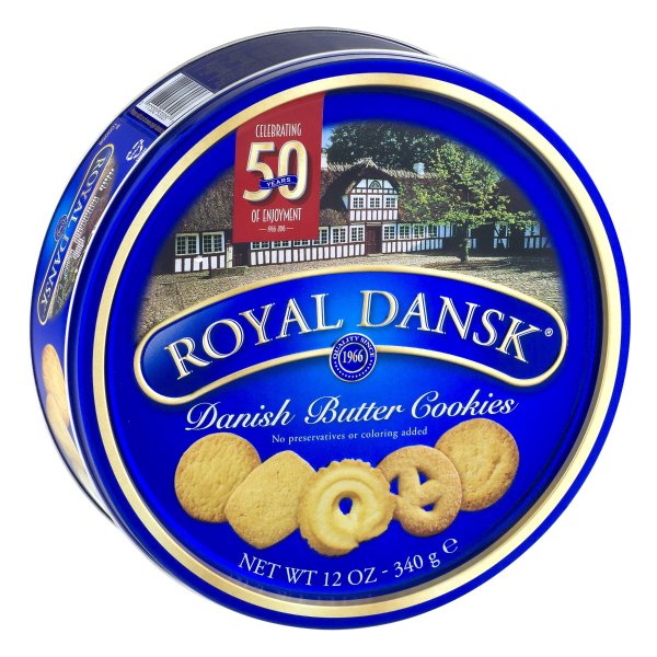 Danish Butter Cookies, 12 Oz.