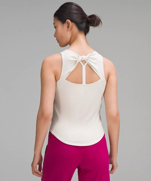 lululemon lululemon Modal Silk Twist-Back Yoga Tank Top, Women's  Sleeveless & Tank Tops