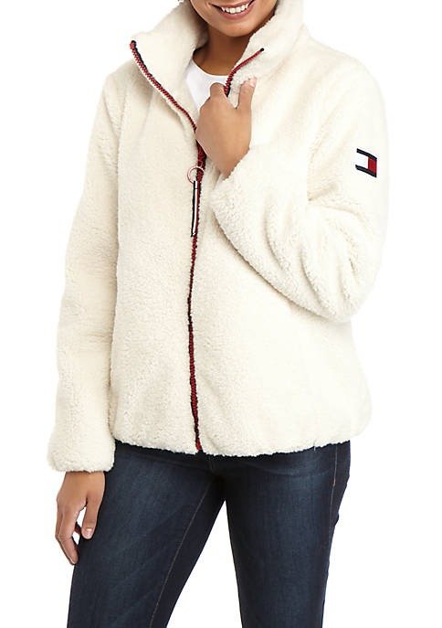 Women's Faux Fur Zip Up Jacket