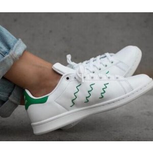 adidas Stan Smith Squiggly休闲女鞋热卖(2色可选)