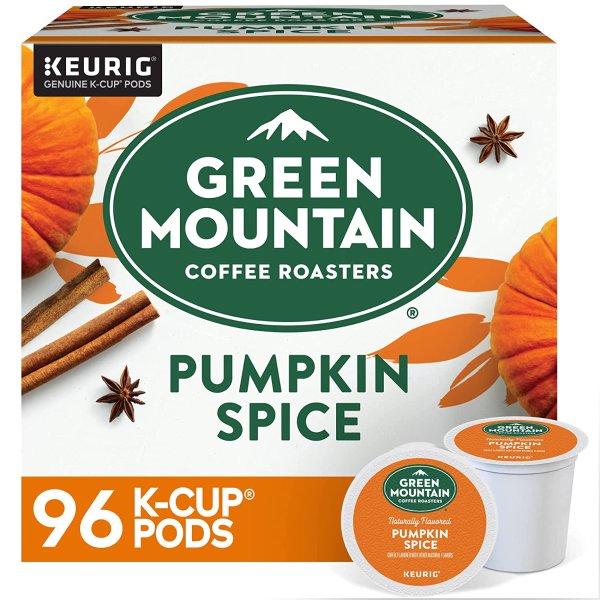 Roasters Pumpkin Spice, Single-Serve Keurig K-Cup Pods, Flavored Light Roast Coffee, 24 Count (Pack of 4)