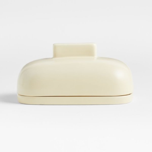 Stoneware Butter Dish by Molly Baz