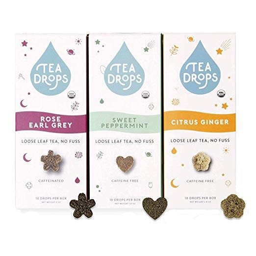 Sweetened Organic Loose Leaf Tea | Assortment 3-Pack Instant Tea Sampler | 30 Bestselling Favorites | Perfect Gift Set for Mothers, Hostesses, Women, Tea Lovers | Delicious Hot or Iced | By Tea Drops