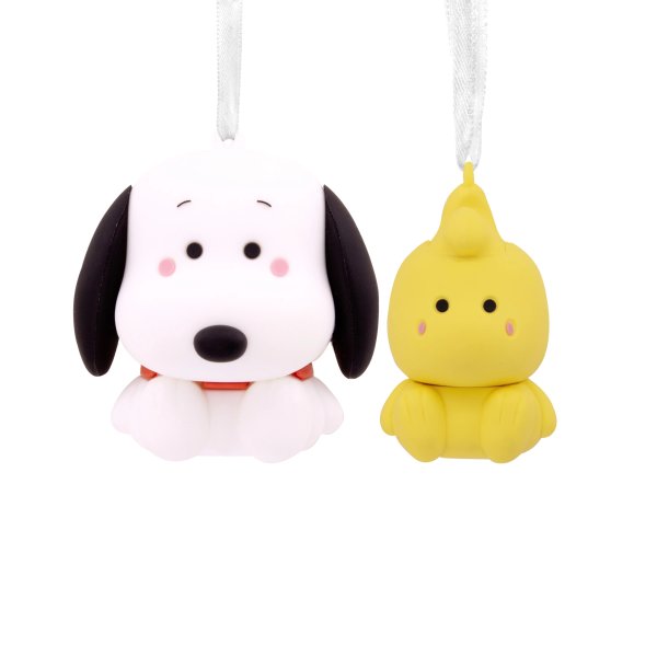 Better Together Snoopy and Woodstock Magnetic Christmas Ornaments Set, 0.06lbs