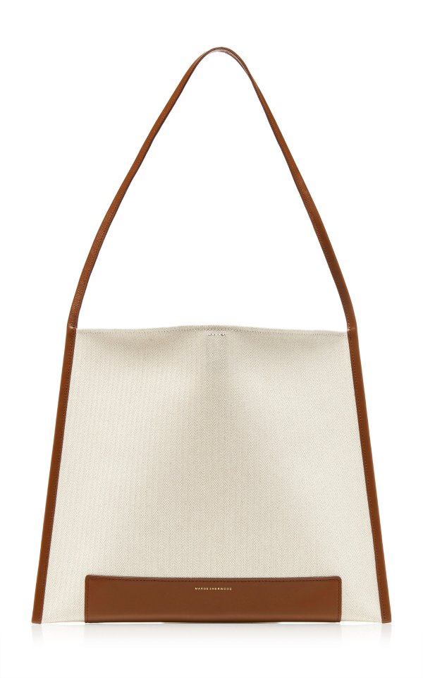 Joy Contrasting Leather Shopper Tote