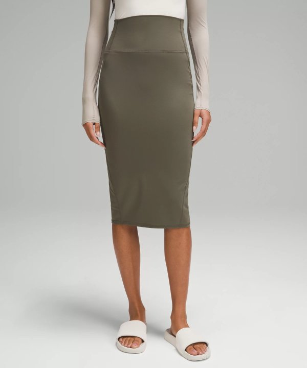Nulu Slim-Fit High-Rise Skirt