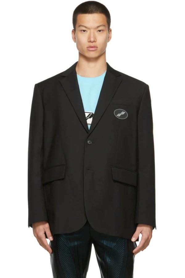Oversized Suit Logo Blazer