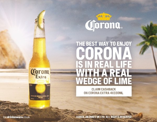Corona Extra 啤酒免费4 x 330ml