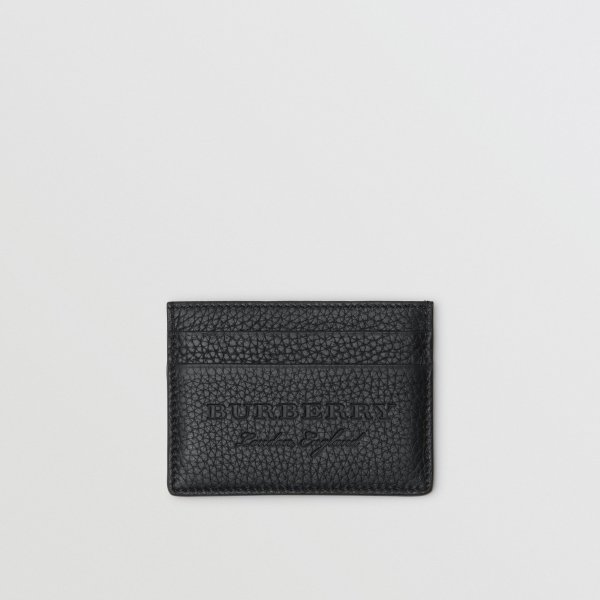 Textured Leather Card Case