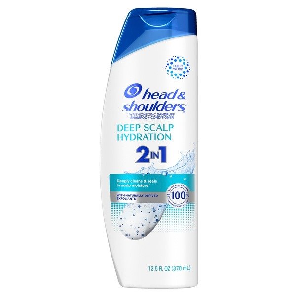 Deep Scalp Hydration 2-in-1 Anti-Dandruff Shampoo & Conditioner, 12.5 OZ