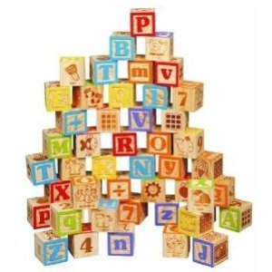史低价！Amazon有Maxim益智早教木质数字字母积木玩具组-40块热卖