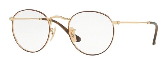 Ray Ban 金属圆形框架眼镜