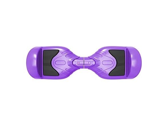 Rocket Electric Self-Balancing Hoverboard with 6.5” LED Light-Up Wheels, Dual 160W Motors, 7 mph Max Speed, and 3 Miles Max Range