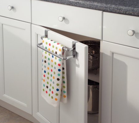 Axis Over-the-Cabinet Kitchen Dish Towel Bar Rack