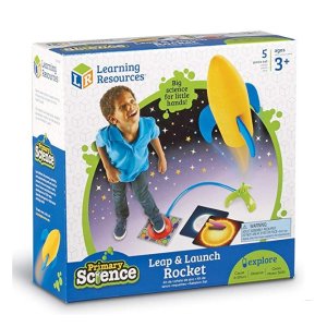 Amazon Learning Resources Primary Science Leap & Launch Rocket Indoor/Outdoor Toy