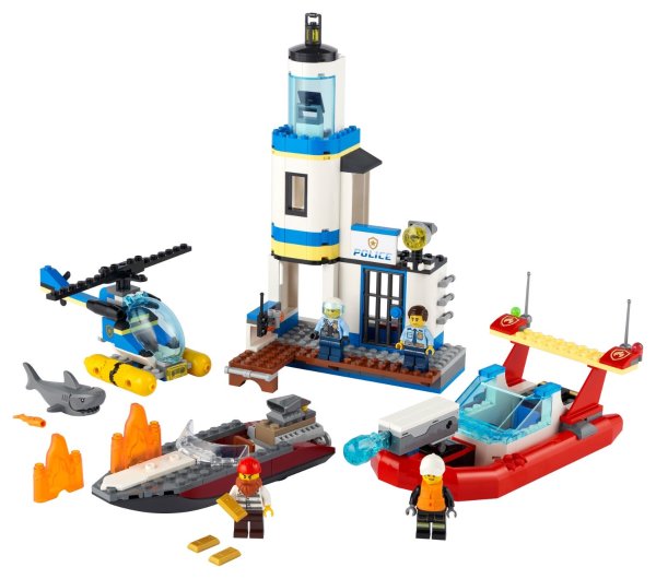 Seaside Police and Fire Mission 60308 | City | Buy online at the Official LEGO® Shop US