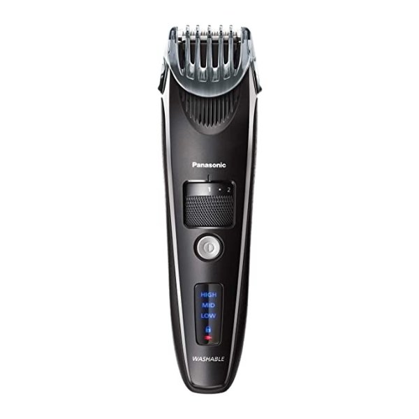 Beard Trimmer for Men Cordless Precision Power, Hair Clipper with Comb Attachment and 19 Adjustable Settings, Washable, ER-SB40-K